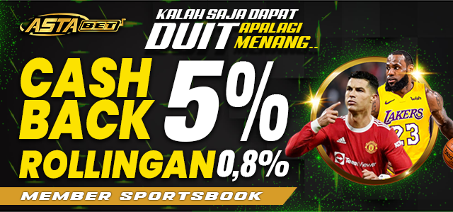 BONUS CASHBACK & ROLLINGAN SPORTSBOOK ASTABET